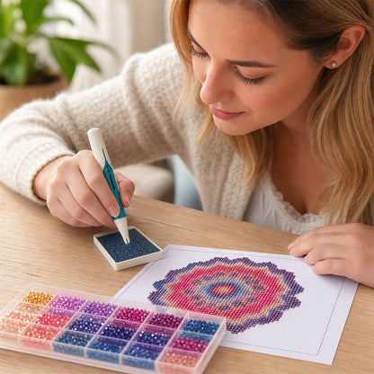 💎Automatic Diamond Painting Bead dispenser