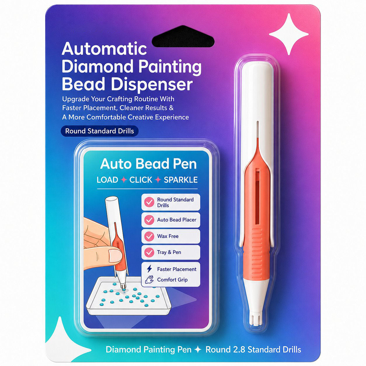 💎Automatic Diamond Painting Bead Dispenser